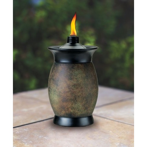 TIKI Brand 64-inch Resin Jar TIKI Torch 4-in-1 Stone Color