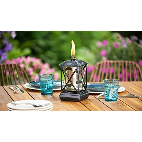 TIKI Brand 65-Inch Square Beacon Torch, Metal/Black