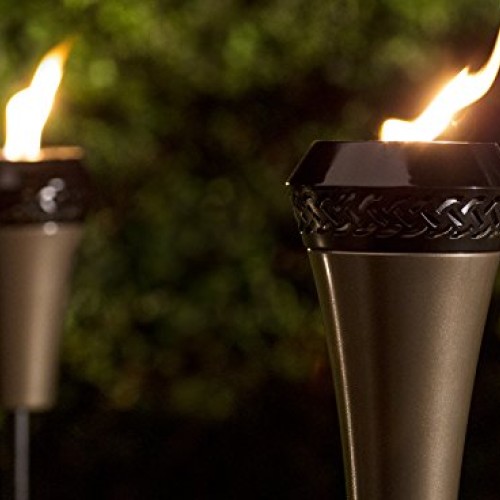 TIKI Brand 66-Inch Island King Large Flame Torch, metal Finish