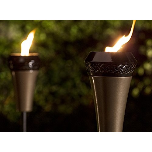 TIKI Brand 66-Inch Island King Large Flame Torch, metal Finish