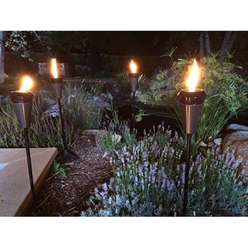 TIKI Brand 66-Inch Island King Large Flame Torch, metal Finish