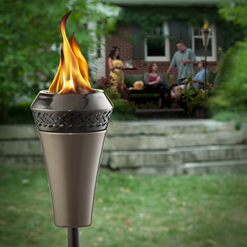 TIKI Brand 66-Inch Island King Large Flame Torch, metal Finish