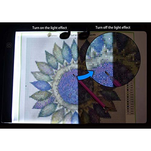 A4 Ultra-Thin Portable LED Light Box Tracer USB Power LED Artcraft...