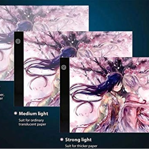 A4 Ultra-Thin Portable LED Light Box Tracer USB Power LED Artcraft...