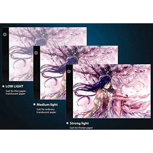 A4 Ultra-Thin Portable LED Light Box Tracer USB Power LED Artcraft...