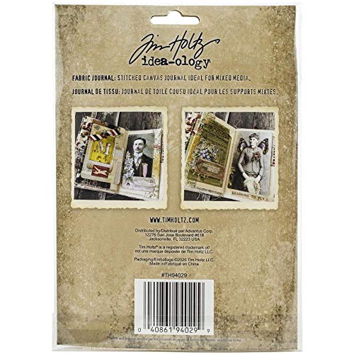 Tim Holtz Advantus 2020 - Stitched Canvas Journals - Bundle of Two...
