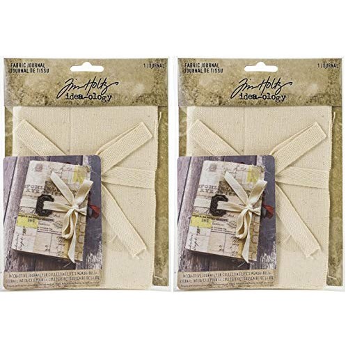 Tim Holtz Advantus 2020 - Stitched Canvas Journals - Bundle of Two...