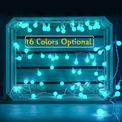 TIM-LI Led Globe String Lights - 16.4Ft USB Plug Waterproof Fairy ...