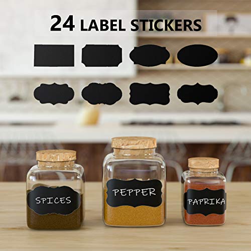 TIMART 8 Pack Liquid Chalk Markers, Bold Wet & Dry Erase Marker Pe...