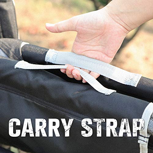 TIMBER RIDGE Directors Chair Folding Aluminum Camping Portable Li...