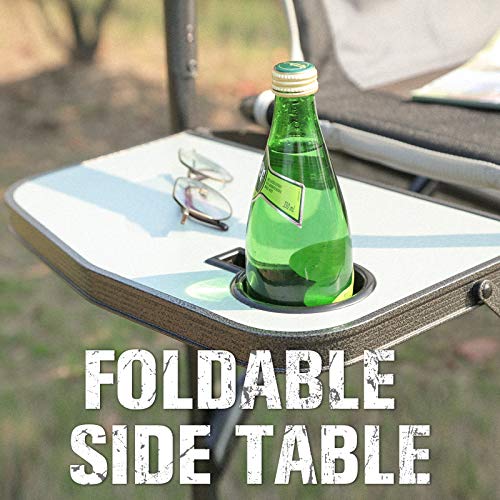 TIMBER RIDGE Directors Chair Folding Aluminum Camping Portable Li...