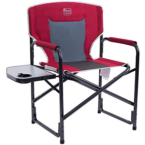 Timber Ridge Directors Chair Folding Aluminum Camping Portable Li...