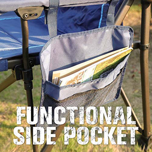 TIMBER RIDGE Oversized Folding Camping Chair Heavy Duty for Adults...