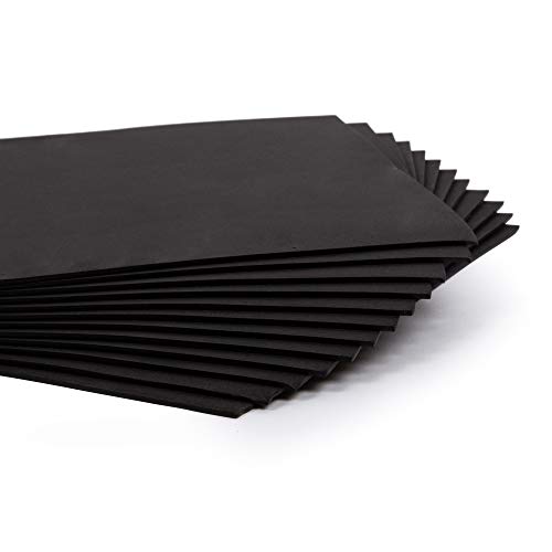 Time 4 Crafts 12-Piece Craft EVA Foam Sheets, 9 x 12 inches, Black