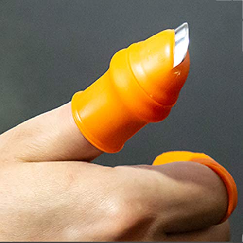 Fruit and Vegetable Picking Potted Plants Trim Silicone Thumb Knif...