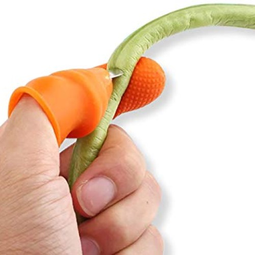 Fruit and Vegetable Picking Potted Plants Trim Silicone Thumb Knif...
