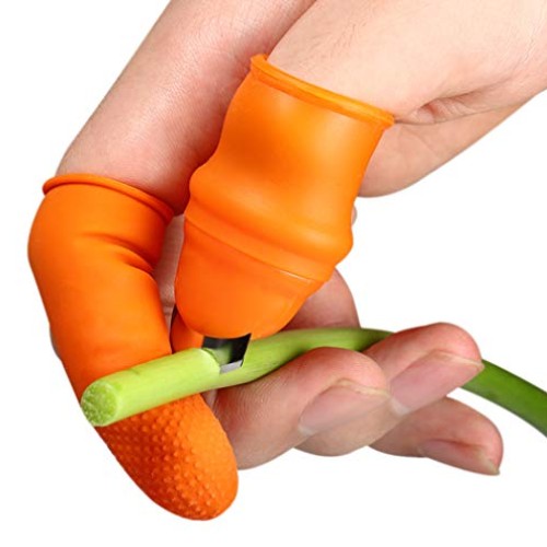 Fruit and Vegetable Picking Potted Plants Trim Silicone Thumb Knif...