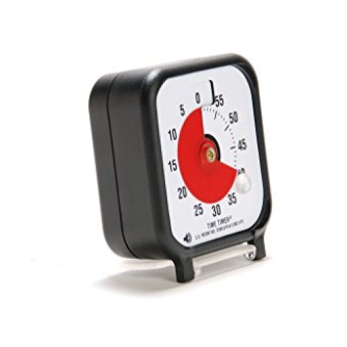 Time Timer Original 3 Inch Charcoal; 60 Minute Visual Analog Timer