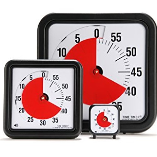Time Timer Original 3 Inch Charcoal; 60 Minute Visual Analog Timer