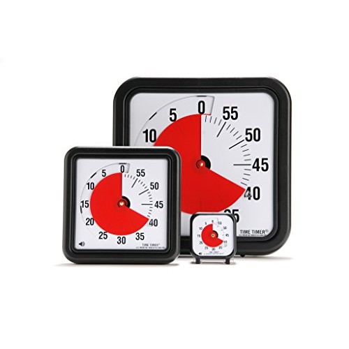 Time Timer Original 3 Inch Charcoal; 60 Minute Visual Analog Timer