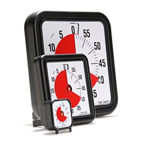 Time Timer Original 3 Inch Charcoal; 60 Minute Visual Analog Timer