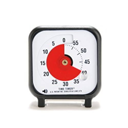 Time Timer Original 3 Inch Charcoal; 60 Minute Visual Analog Timer