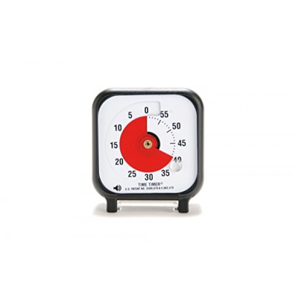 Time Timer Original 3 Inch Charcoal; 60 Minute Visual Analog Timer