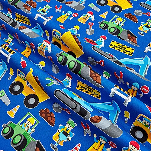 Timeless Treasures 0344973 Construction Zone Fabric by The Yard, R...