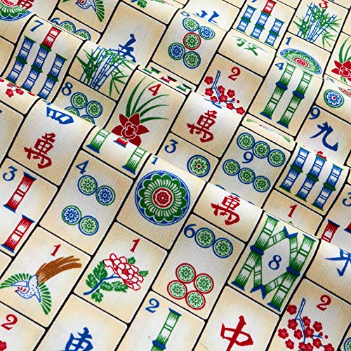 Timeless Treasures 0459386 Mahjong Tiles Fabric by The Yard