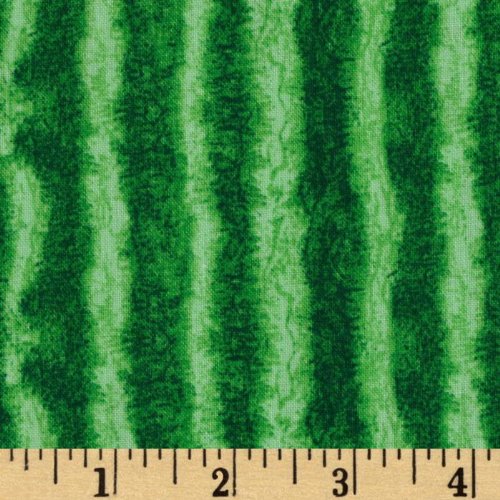 Timeless Treasures CE-240 Watermelon Rind Stripe Fabric by The Yar...
