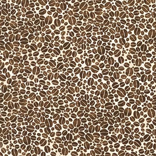 Timeless Treasures Fabrics Bean Food Novelty Coffee Beans
