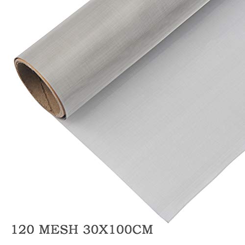 TIMESETL 304 Stainless Steel Woven Wire 120 Mesh - 12X40 Filter ...