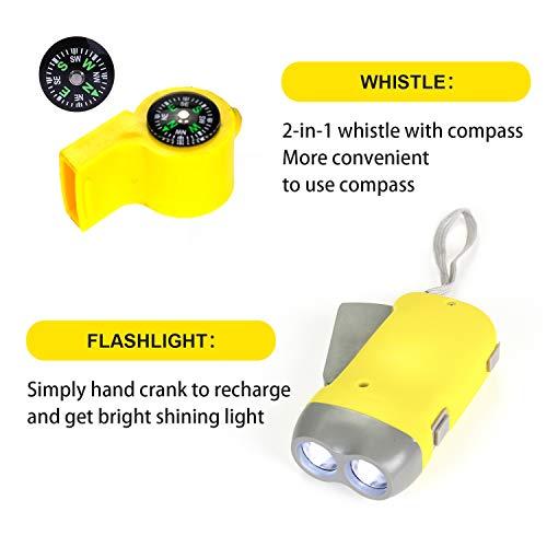 Timy 6-in-1 Outdoor Kids Explorer Kit, Adventure Kit with Binocula...