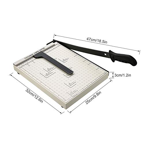 Paper Trimmer, A4 Paper Cutter, Heavy Duty Photo Guillotine Paper ...
