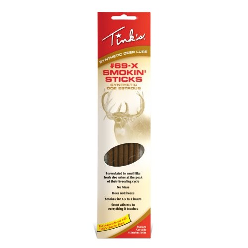 TINKS Rut Smokin Sticks Deer Lure | 6 Pack | Deer Hunting Accesso...