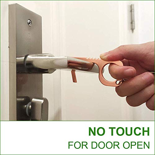 No Touch Door Opener Tool 4 Pack Touchless Keychain Hand Tools wit...