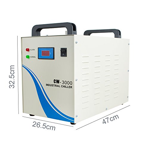 Tinsay 9L Industrial Water Chiller CW-3000 for CNC/Laser Engraver ...