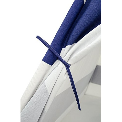 Tiny Hideaways Premium, Deluxe Kids Teepee Tent with Thick Canvas ...