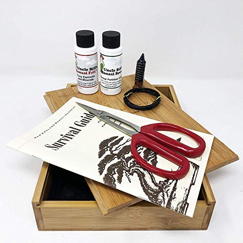 Bonsai Tree Starter Tool Kit in Bamboo Box by Tinyroots. Anti-Int...