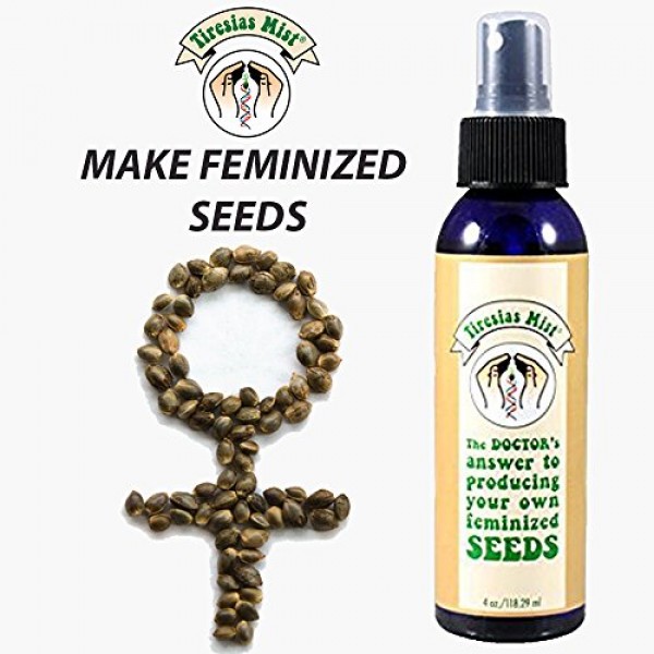 Tiresias Mist Feminized Seed Spray | 4 ounces Bottle for Growing A...