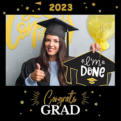 TISTON Graduation Yard Sign 2023, Large Size Plastic Congrats Grad...