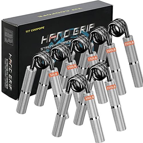 TIT COOPOPE 7Pack Hand Grip and Wrist Strengthener - Resistance fr...