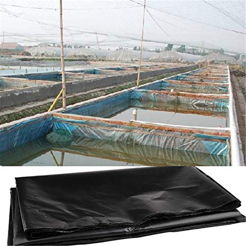 TiTa-Dong HDPE Pond Liner,4.96.5ft Black Heavy-Duty Impervious PVC...