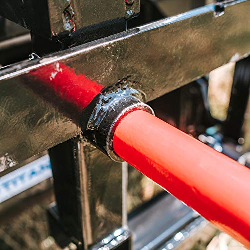 Titan Attachments Pallet Fork Hay Frame Attachment Rack Receiver H...
