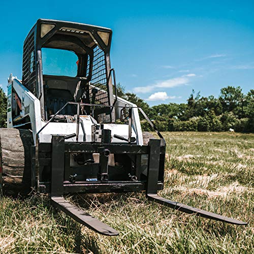 Titan Attachments Pallet Fork Hay Frame Attachment Rack Receiver H...