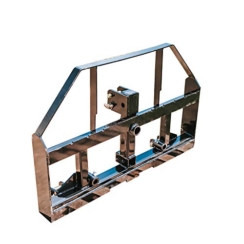 Titan Attachments Pallet Fork Hay Frame Attachment Rack Receiver H...