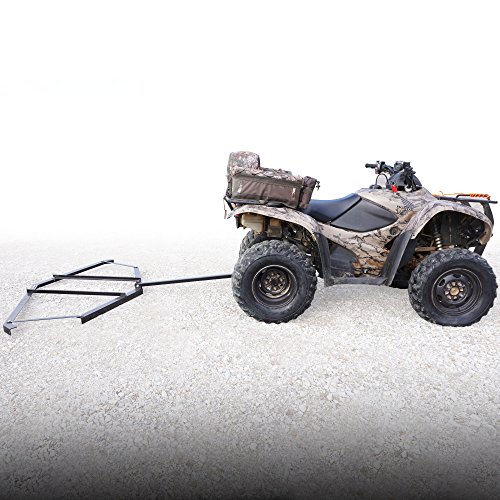 Titan Ramps Tow Behind Drag Harrow for ATV, UTV, and Garden Tracto...
