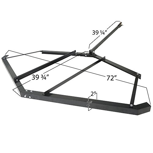 Titan Ramps Tow Behind Drag Harrow for ATV, UTV, and Garden Tracto...