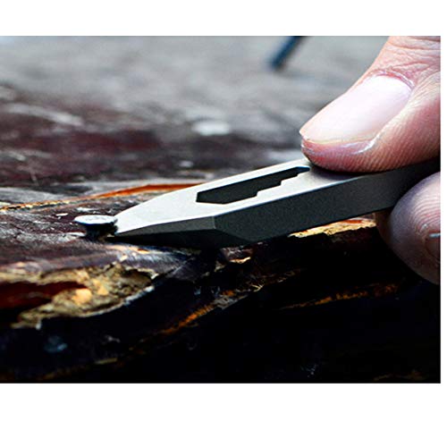 Titaner Titanium Multitool Pry Bar Bottle Opener Screwdriver Wrenc...