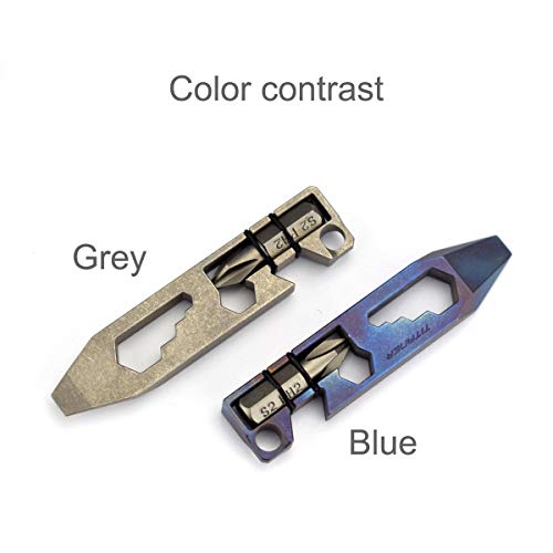 Titaner Titanium Multitool Pry Bar Bottle Opener Screwdriver Wrenc...